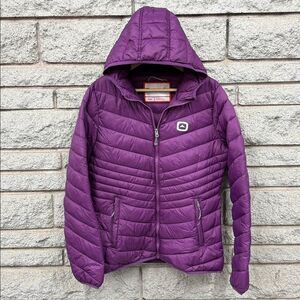 Outbound Women's Charlotte Insulated Winter Puffer Jacket Water-Resistant, Plum